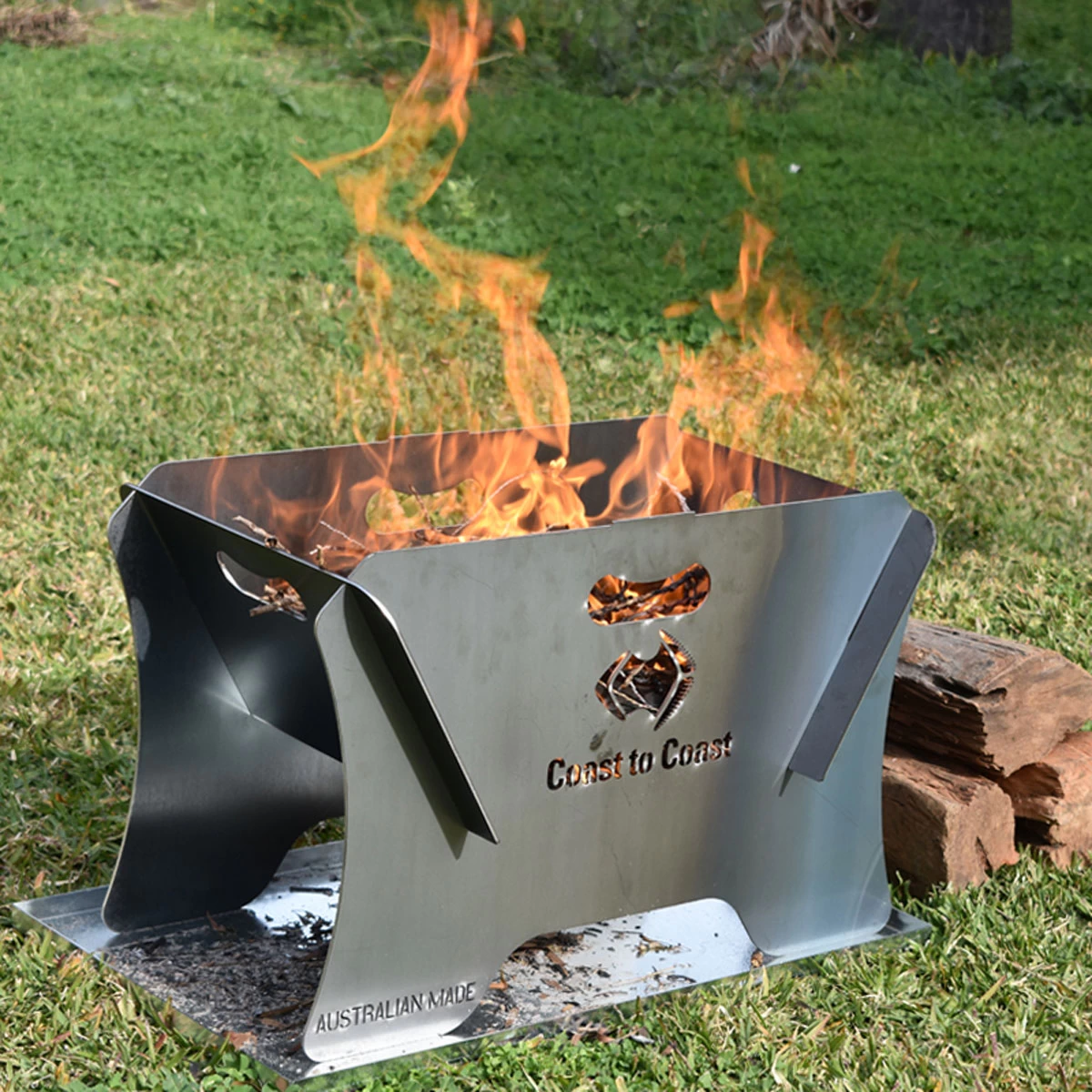 Coast Steel Portable 400mm Fire Pit & Ember Tray Kit - Image 2