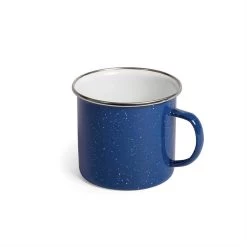 Campfire Stainless Steel Rim Enamel Mug 9cm