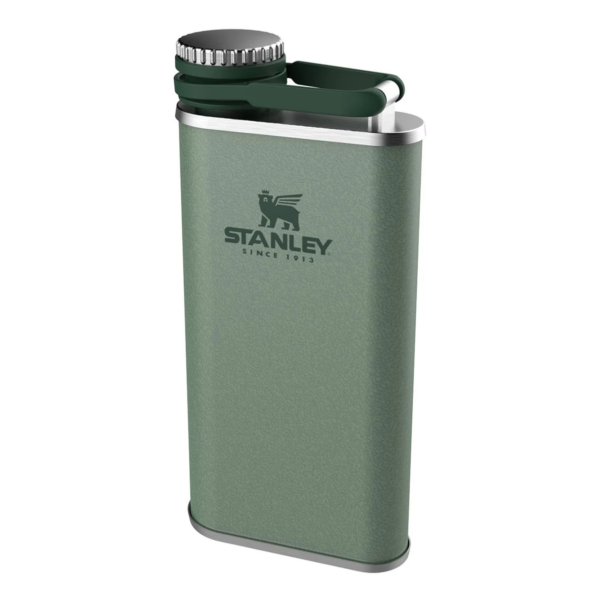 Stanley Easy Fill Wide Mouth Flask - Hammertone Green 8 OZ/ 0.23L - Image 2
