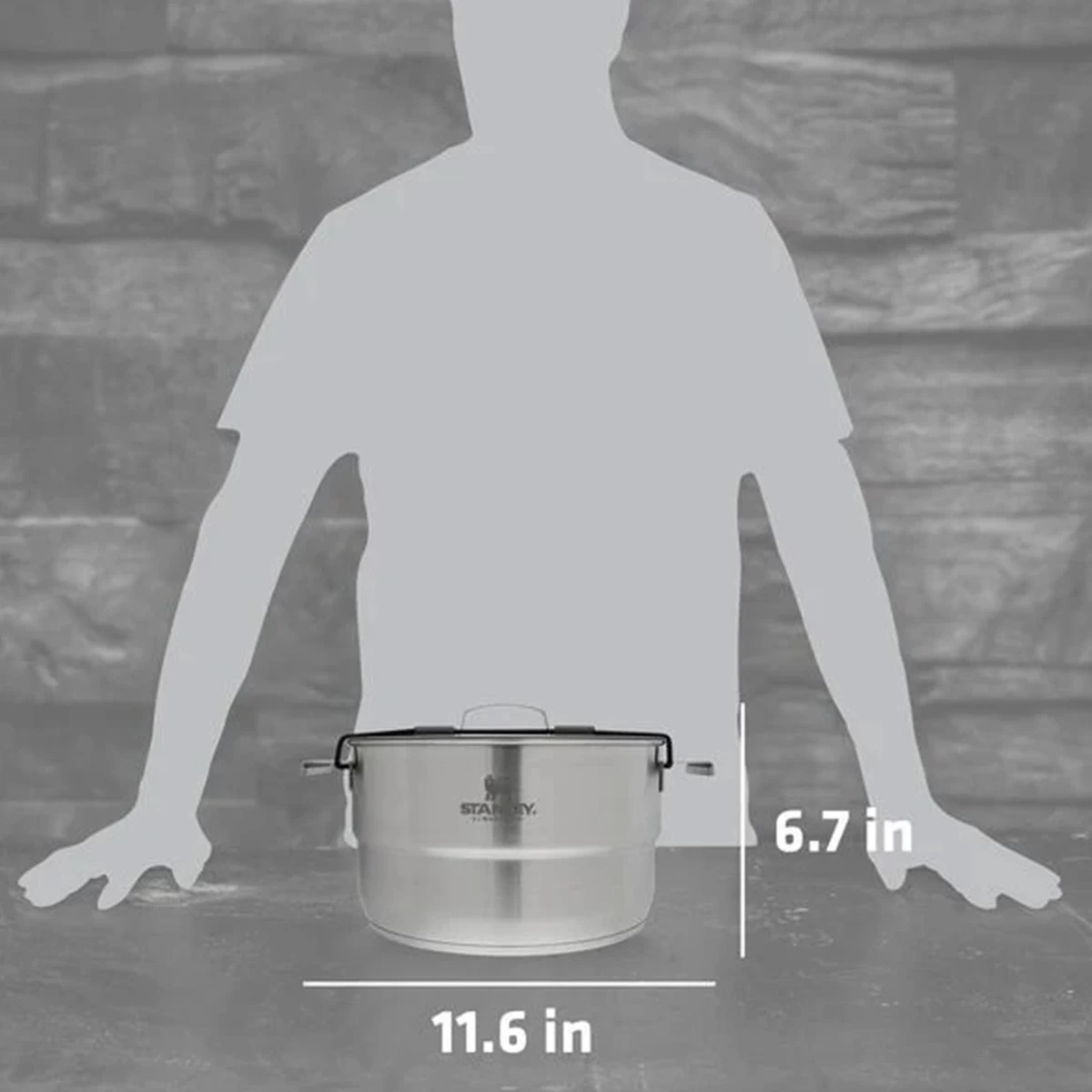 Stanley Adventure Even-Heat Camp Pro Camp Cook Set - Stainless Steel - Image 6