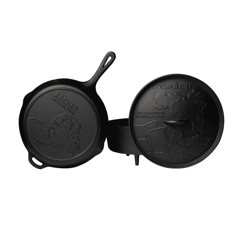 Camp Chef National Parks Cast Iron Set