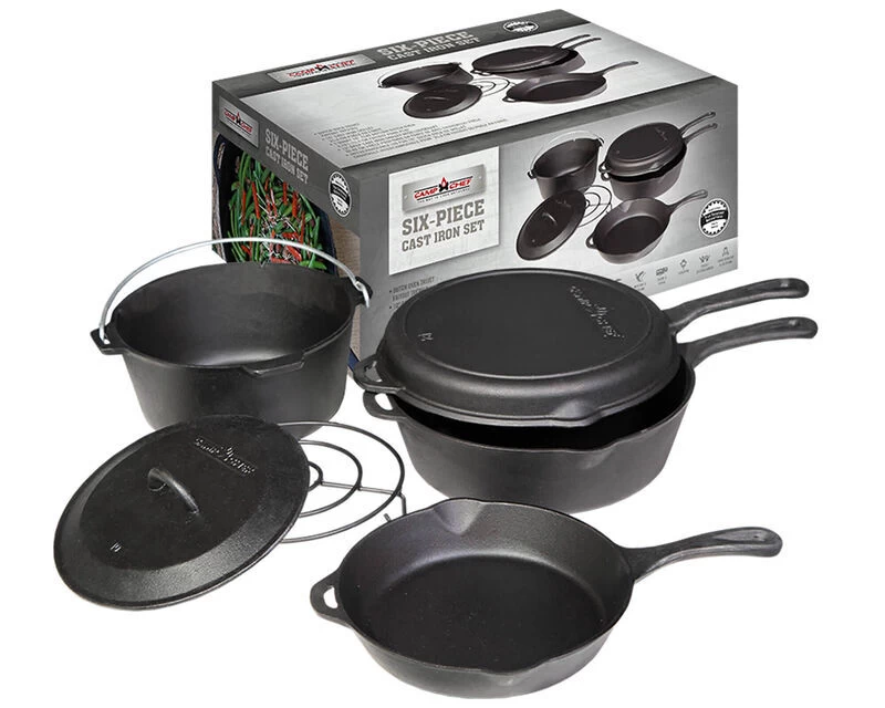 Camp Chef 6 Piece Cast Iron Set - Image 2