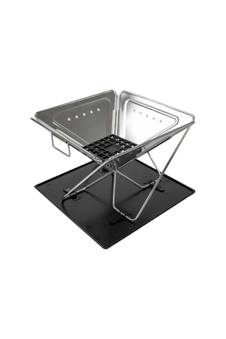 Camprite Flatfold Stainless Steel BBQ Grill 35cm - Image 2