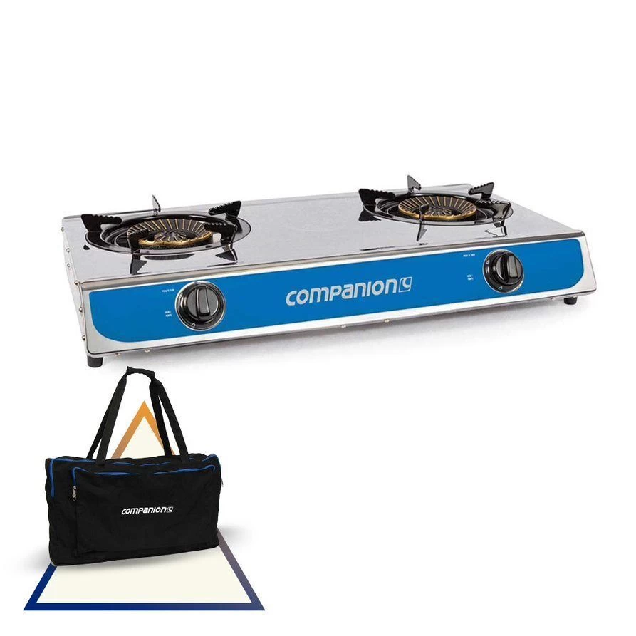 Companion 2 Burner High Output Wok Cooker & Carry Bag