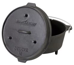 Camp Chef 12" Cast Iron Deluxe Dutch Oven (9 1/3 Quart)
