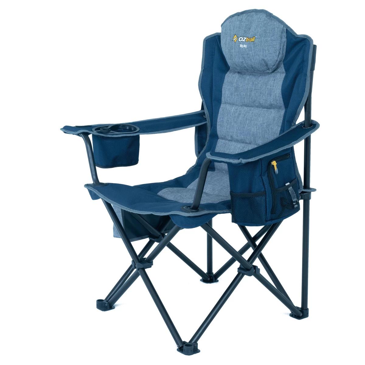 Oztrail Big Boy Arm Chair - Blue - Image 3