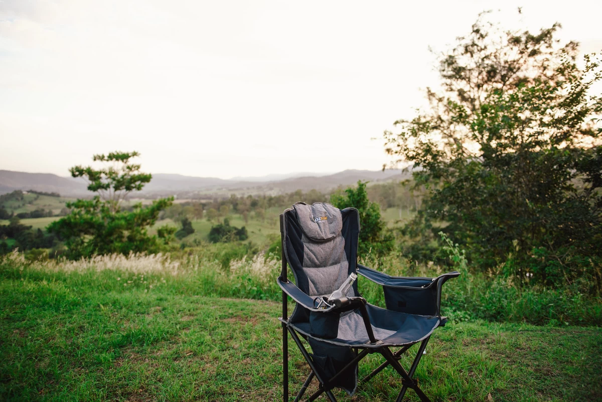 Oztrail Big Boy Arm Chair - Blue - Image 7