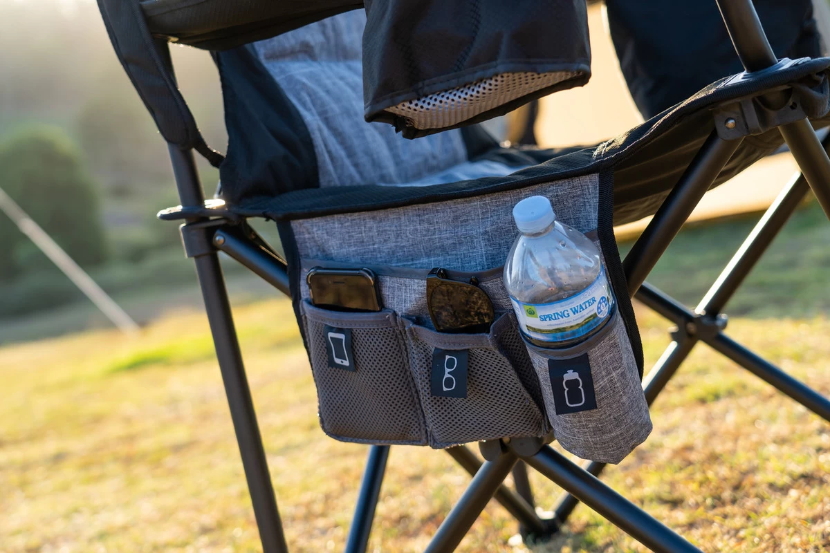 OzTrail Big Boy Arm Chair - Black - Image 8