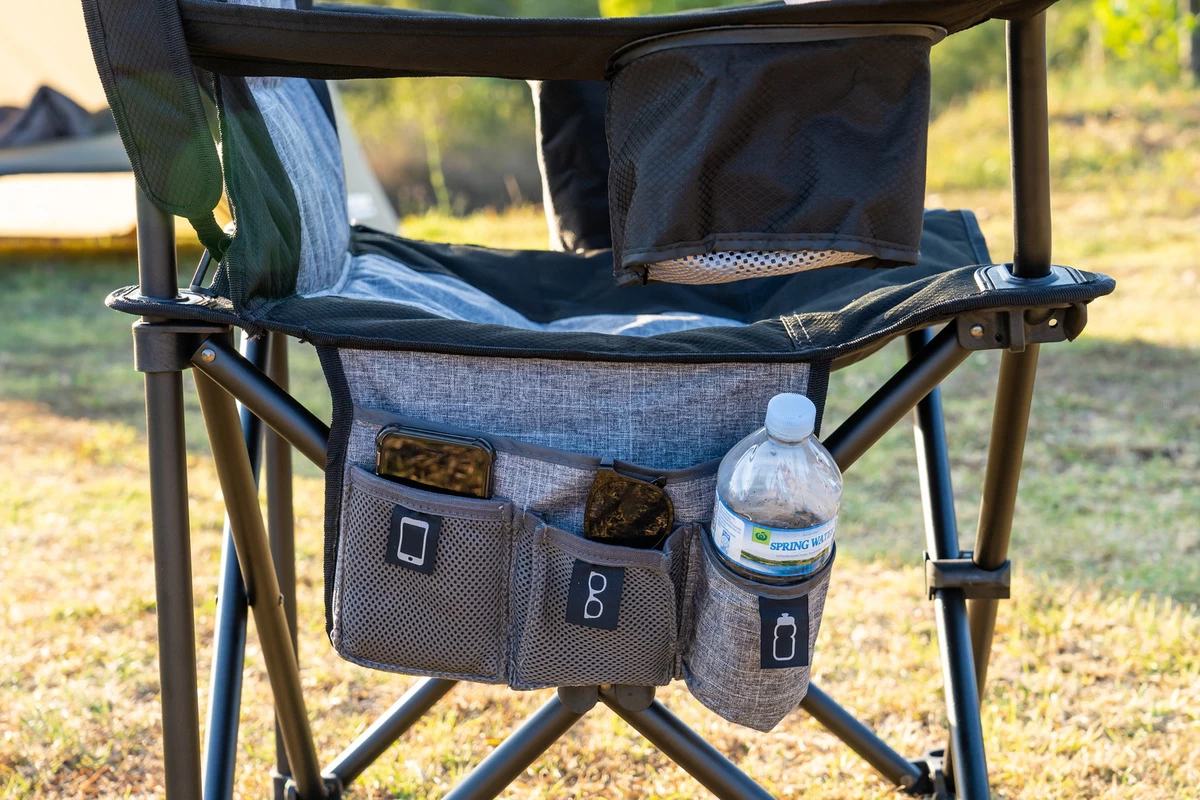 OzTrail Big Boy Arm Chair - Black - Image 9