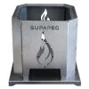 Supa Peg Cube Steel Firepit