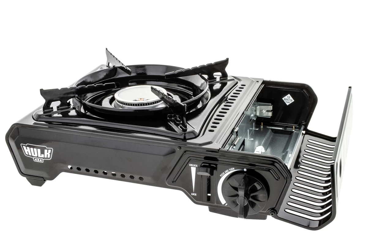 Hulk 4x4 Portable Gas Stove Mega Kit Inc Pot, Lid, Tools & Case - Image 2