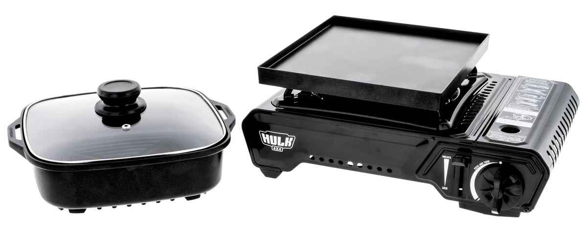 Hulk 4x4 Portable Gas Stove Mega Kit Inc Pot, Lid, Tools & Case - Image 8