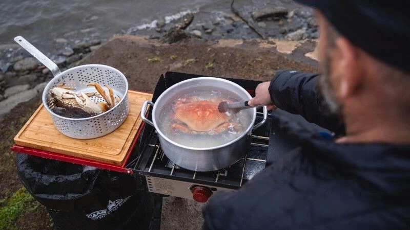 Camp Chef Folding Side Shelf Set For 14" Cooking Systems - Image 3