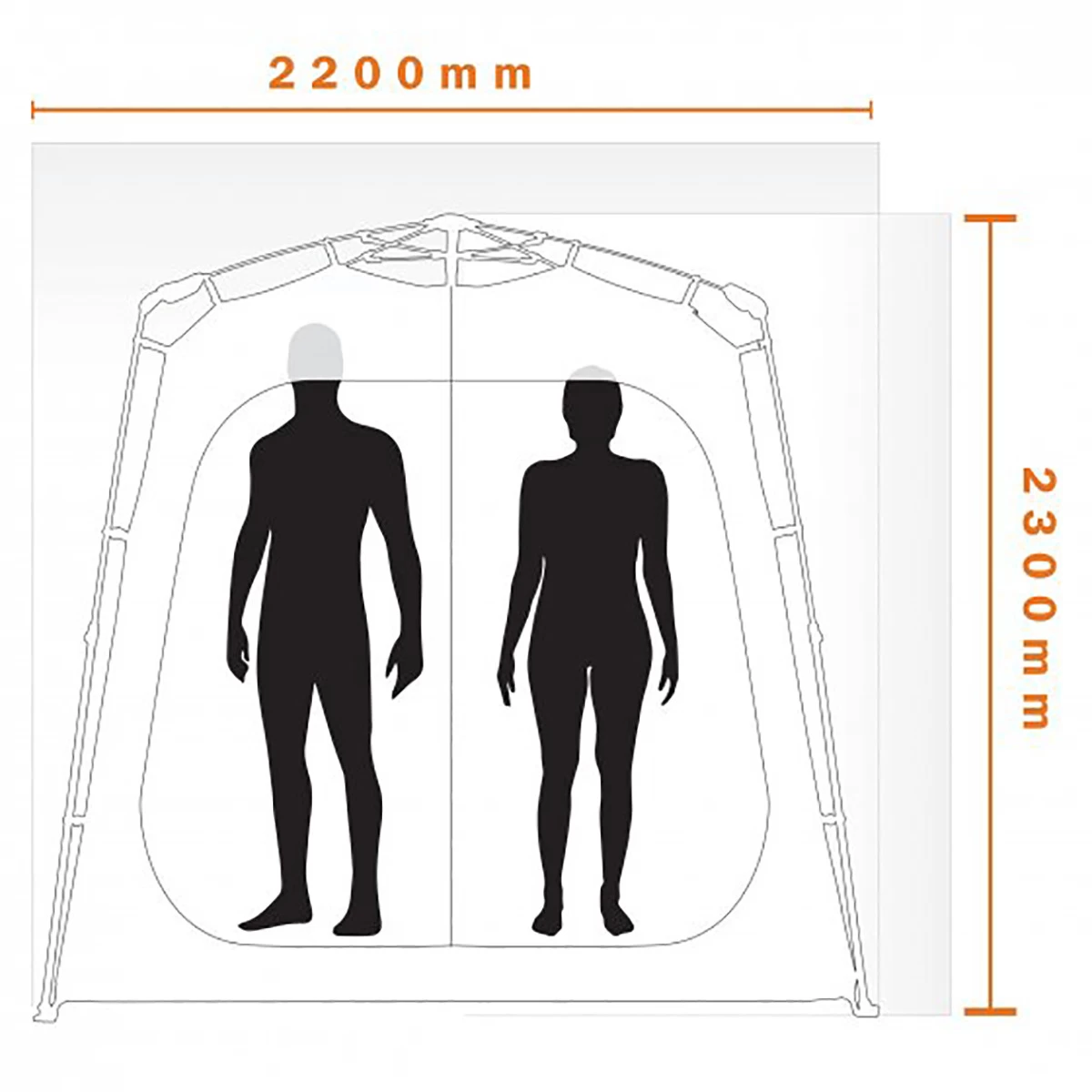 Darche Twin Cube Shower Tent - Image 7