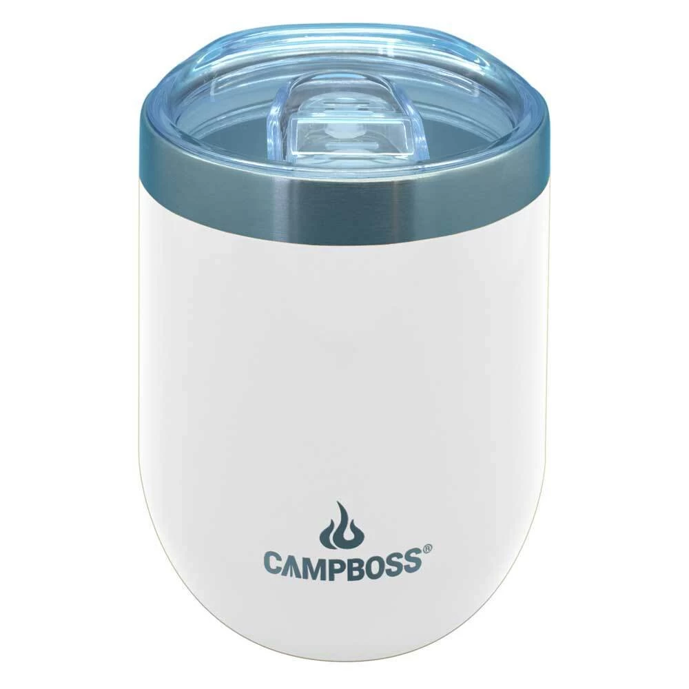Campboss 12oz Boss Wine Tumbler - White